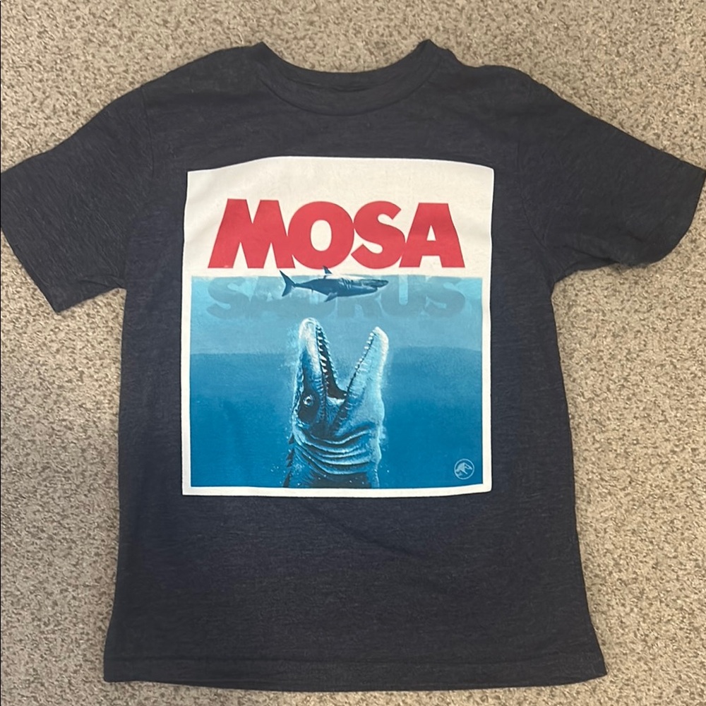 Jurassic World Mosasaurus T Shirt, (6-7) Small